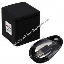 Ladegert fr GoPro Hero 9 Hero 10 Hero 11 Hero 12 Action Cam Akkus ldt bis zu 3 Stck