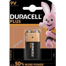 Batterie Duracell Plus Power MN1604 9V-Block Blister