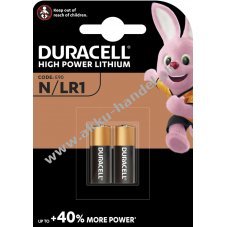 Batterie Duracell Security Typ N 2er Blister