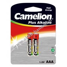 Batterie Camelion Micro LR03 MN2400 HR03 Plus Alkaline 2er Blister