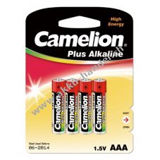 Batterie Camelion Micro LR03  4er Blister