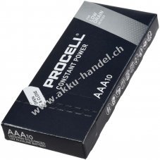 Procell Constant Batterie LR03 Micro AAA Alkaline 1,5V 10er Pack