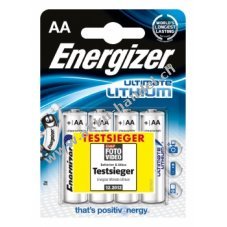 Energizer Ultimate Lithium MN1500 Batterie 4er Blister