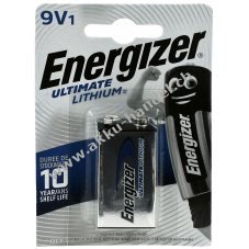 Energizer Ultimate Lithium Batterie K9V 9V-Block Blister