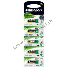 Batterie Camelion LR27A A27 MN27 fr Fernbedienungen/Remote Control 5er Blister