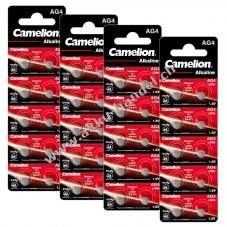 40x Camelion Knopfzelle LR66 / AG4 / G4 / LR626 / 177 / SR626W / GP77A / 377