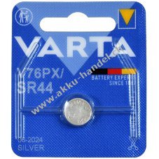 Varta Knopfzelle SR44 G13 357 V 76 PX 1er Blister