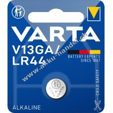 Varta Knopfzelle LR44 AG13 V13GA A76 1er Blister