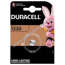 Lithium Knopfzelle Duracell DL1220 1er Blister