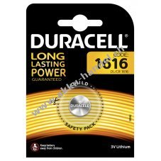 Lithium Knopfzelle Duracell DL1616 1er Blister