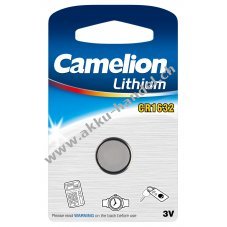 Lithium Knopfzelle Camelion CR1632 1er Blister