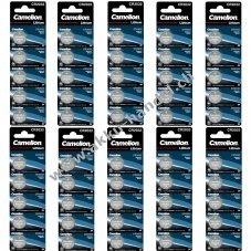 50x Camelion CR2032 Lithium Knopfzellen Batterie  10x 5er Blister, ideal fr Uhren, Autoschlssel