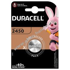 Lithium Knopfzelle Duracell DL2450 1er Blister