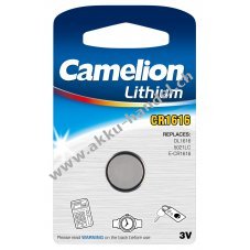 Lithium Knopfzelle Camelion CR1616 1er Blister