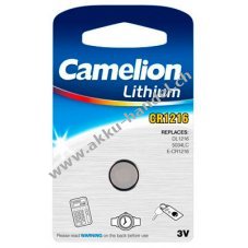Lithium Knopfzelle Camelion CR1216 1er Blister