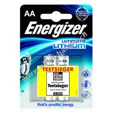 Lithium Batterie Energizer Typ FR6 Ultimate Energizer 2er Blister