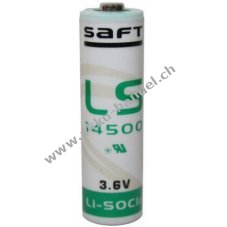 Lithium Batterie Saft LS14500 Mignon/AA 3,6Volt