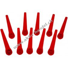 10x Ersatz-Messer fr Gardena EasyCut Li-18/23 (9823-20)