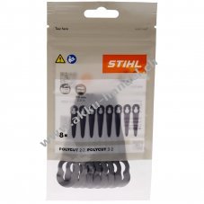 8x Stihl Kunststoffmesser fr PolyCut 2-2 und PolyCut 3-2 , 40080071000