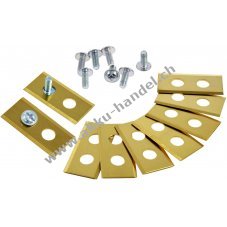 9x Ersatz-Messer Klingen/Schneid-Klingen Titan fr Mhroboter Mammotion LUBA 1 AWD Serie