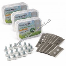 24x Ersatzklingen f�r M�hroboter YUKA 600 bis YUKA 1500 inkl. Schrauben