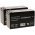 Ersatzakku multipower fr USV APC Smart-UPS 750, APC RBC48 u.a. 12V 7Ah ersetzt 7,2Ah