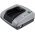 Powery Akku-Ladegert mit USB fr Black & Decker Heckenschere GTC610