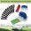 Reparatur-Set mit 250m Begrenzungskabel 2,7mm, 300 Haken, 10 Verbinder, 4 Klemmen fr Mhroboter