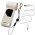 Verbatim Cool'n'Go AirJet Hand-Ventilator mit LED Display Wei� Grau