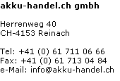 akku-handel Kontakt